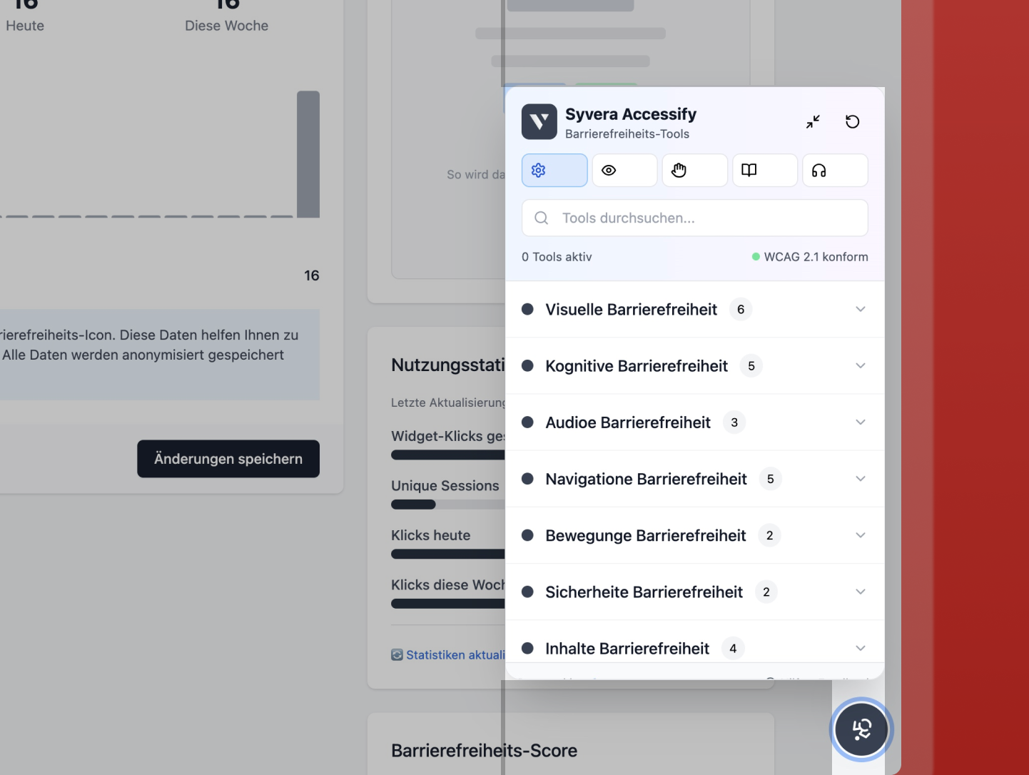 Accessibility Lösungen