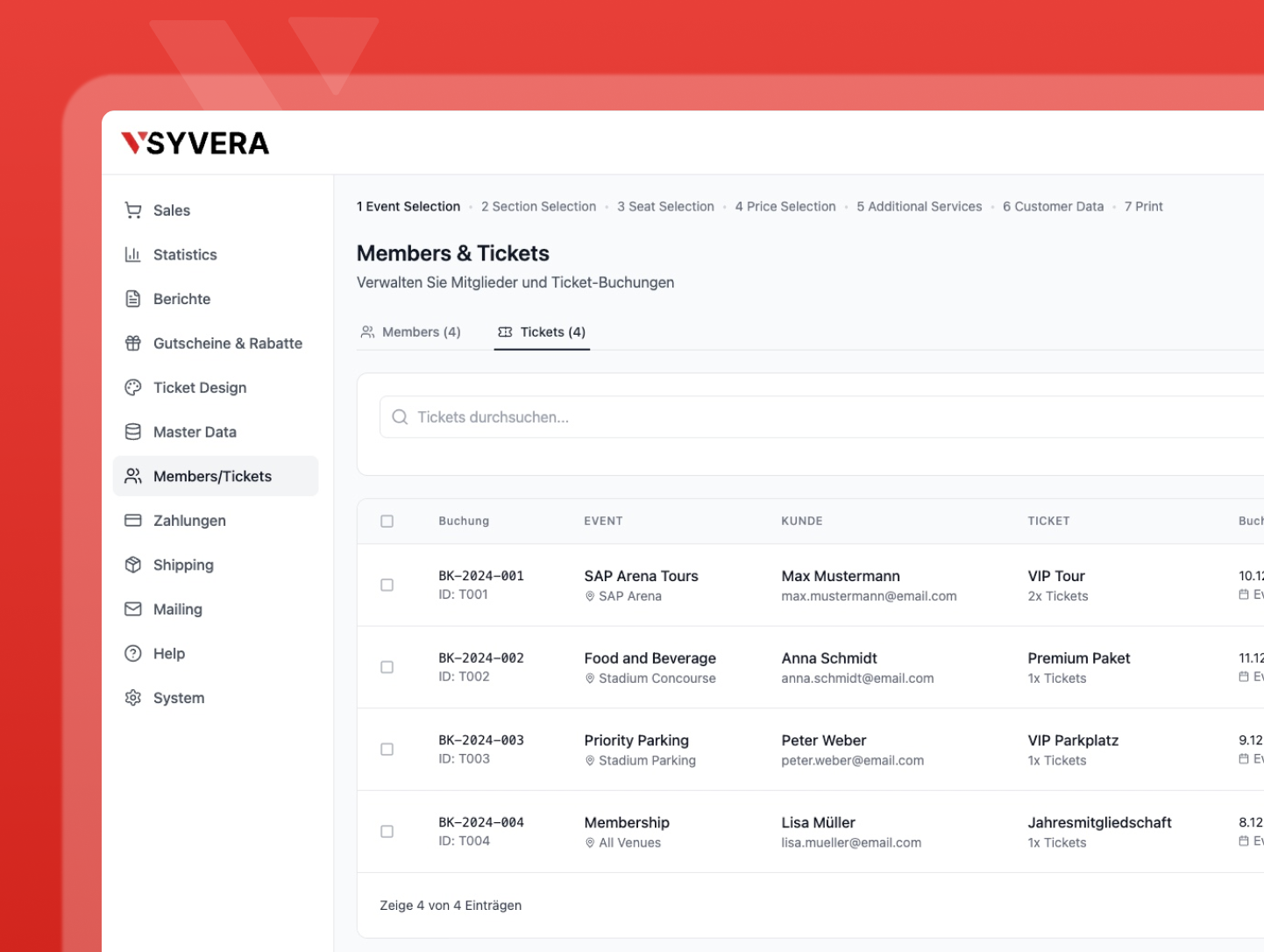 Event-Ticketing Lösung