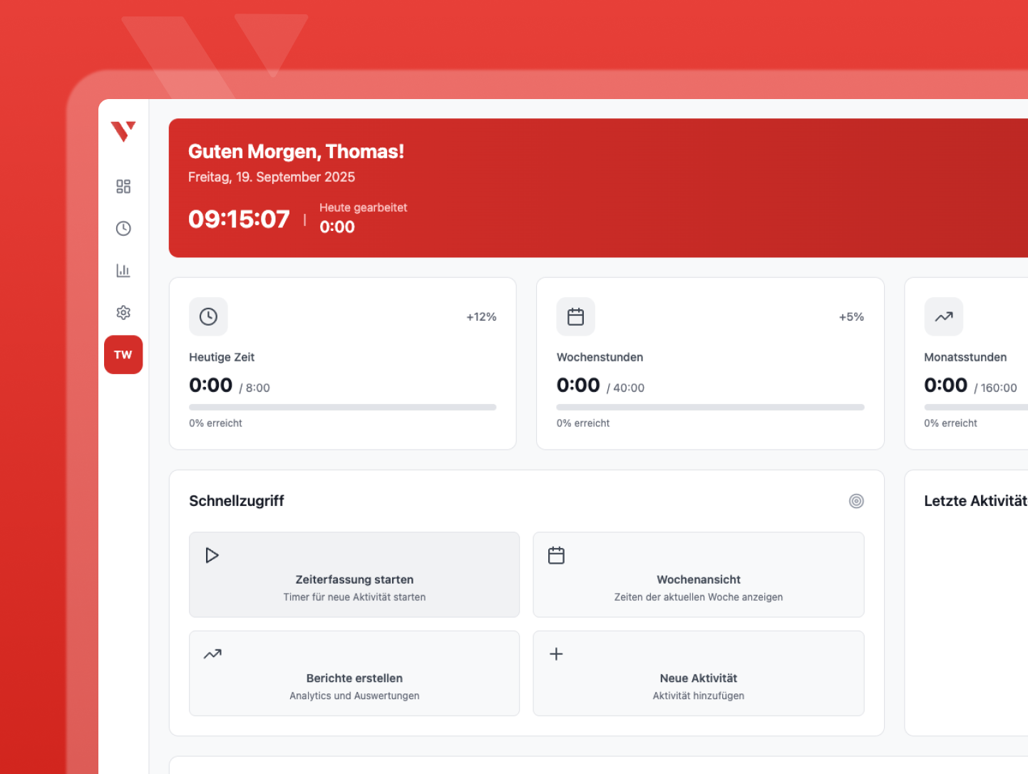 Zeiterfassungsmanagment